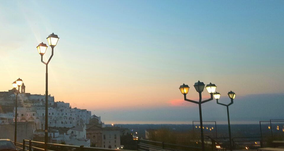 Ostuni al tramonto