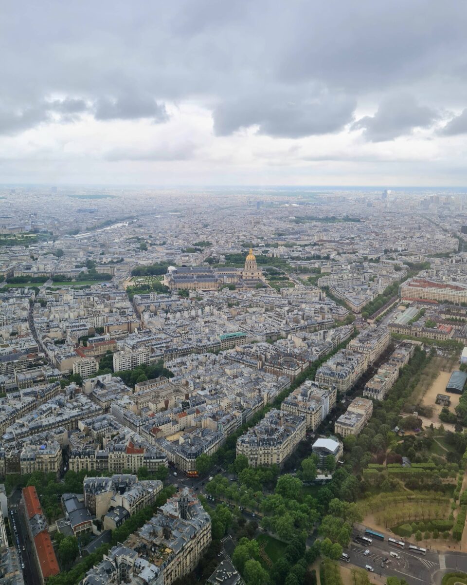 Il panorama di Parigi che si gode dall'alto della Torre Eiffel e semplicemente impareggiabile